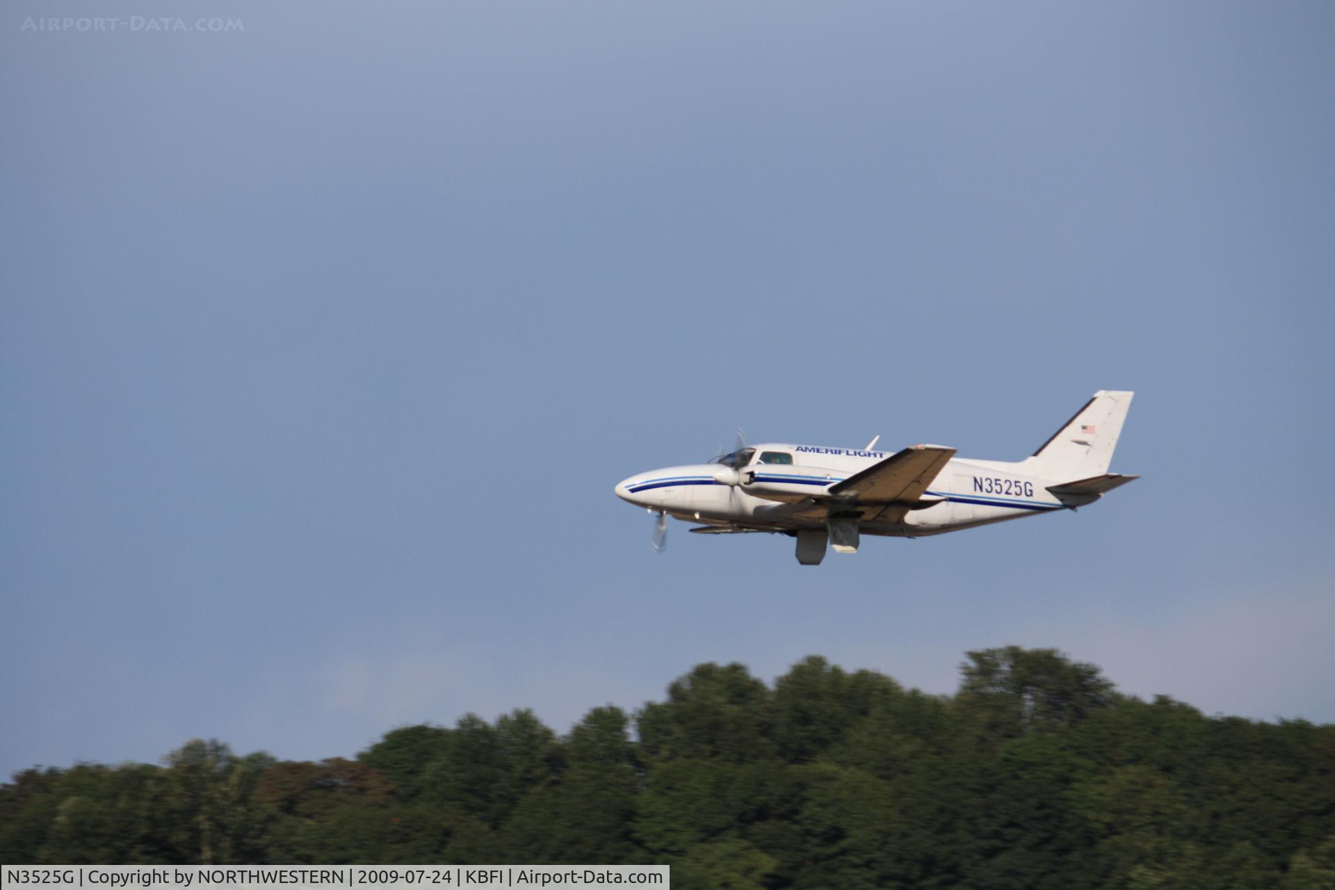 N3525G, 1979 Piper PA-31-350 Chieftain C/N 31-7952123, PORTLAND-SEATTLE