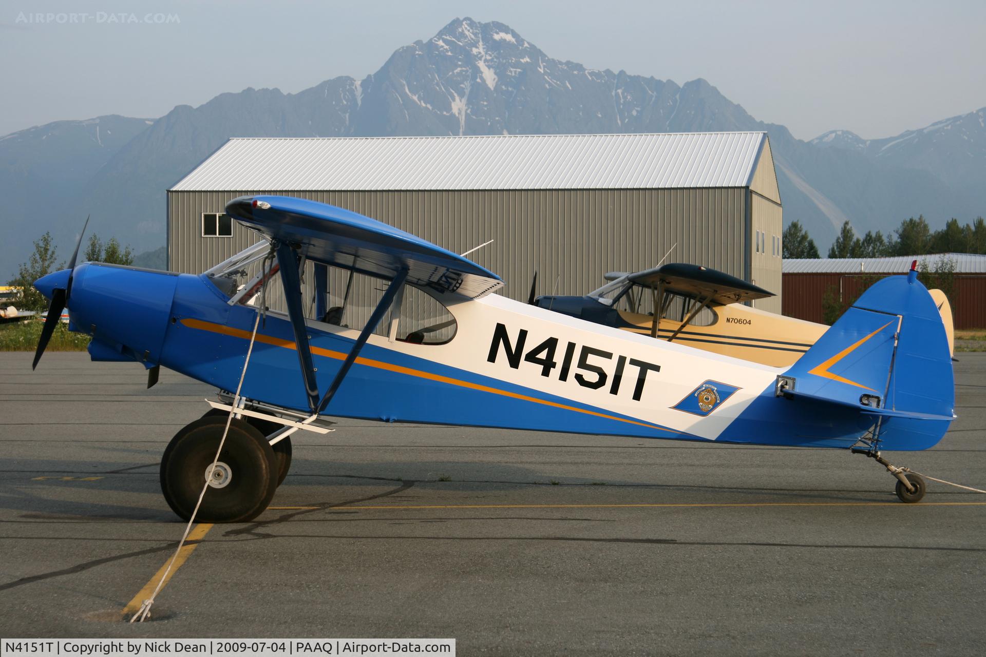 N4151T, 1989 Piper PA-18-150 Super Cub C/N 1809016, PAAQ