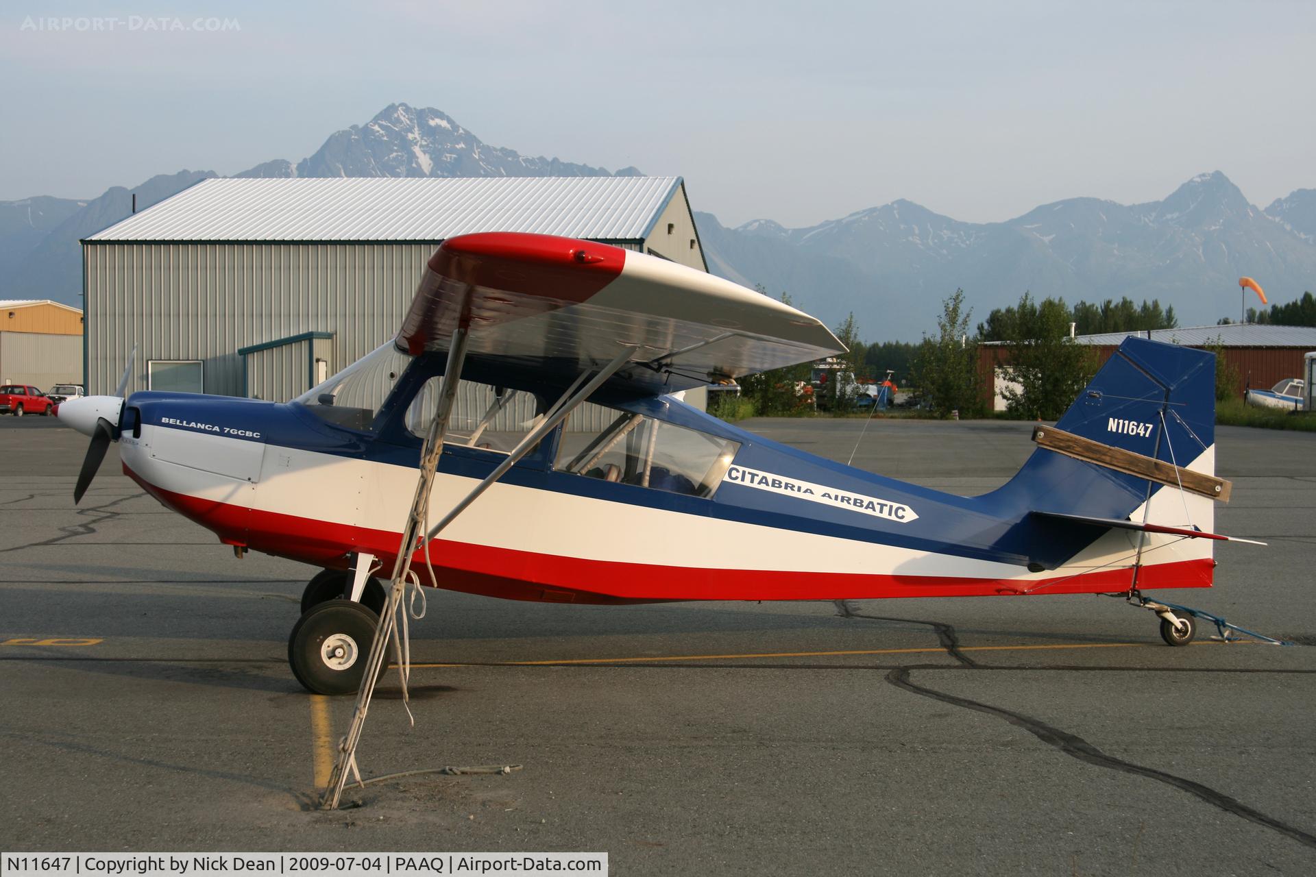 N11647, 1972 Bellanca 7GCBC C/N 345-72, PAAQ