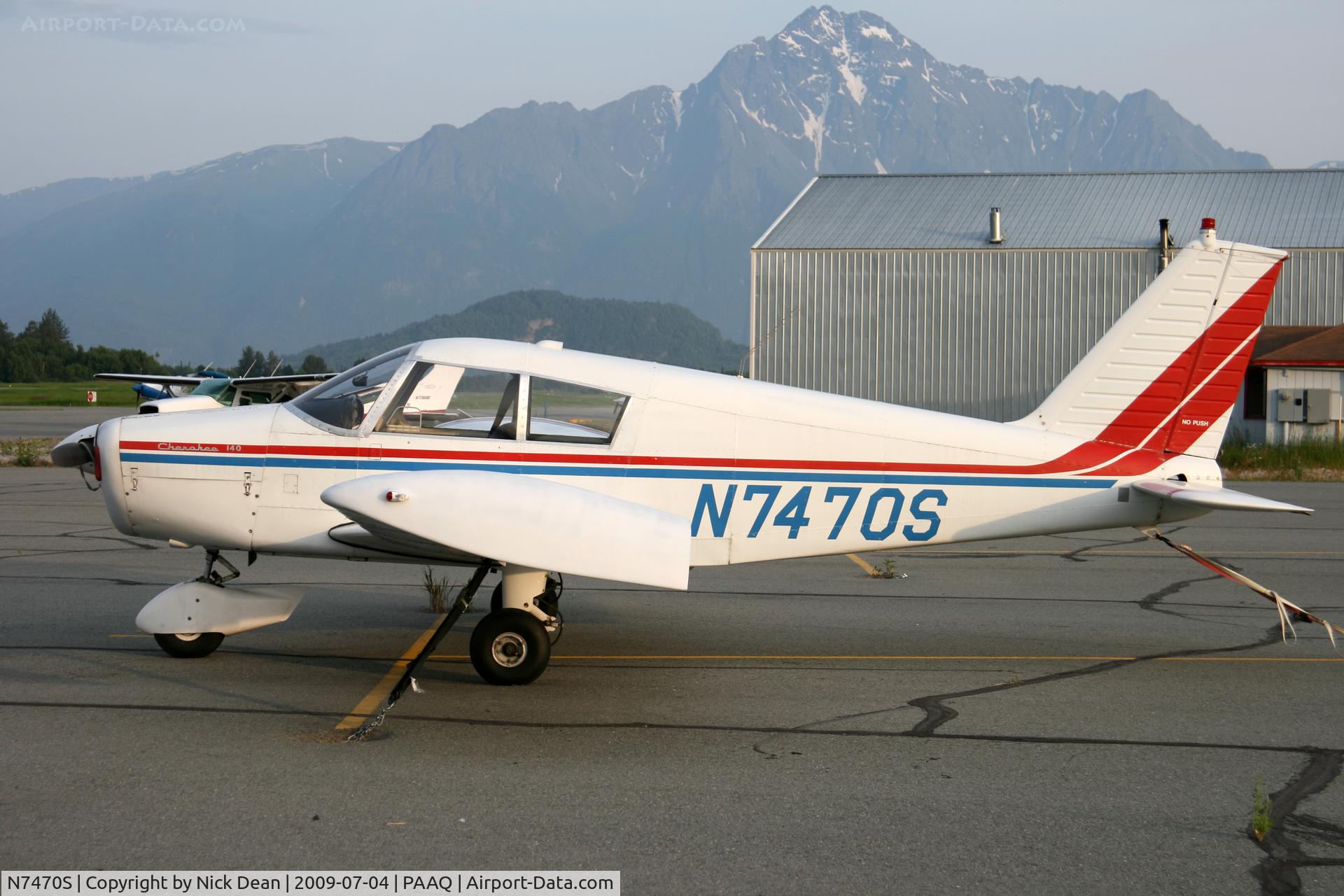 N7470S, 1967 Piper PA-28-140 C/N 28-23624, PAAQ