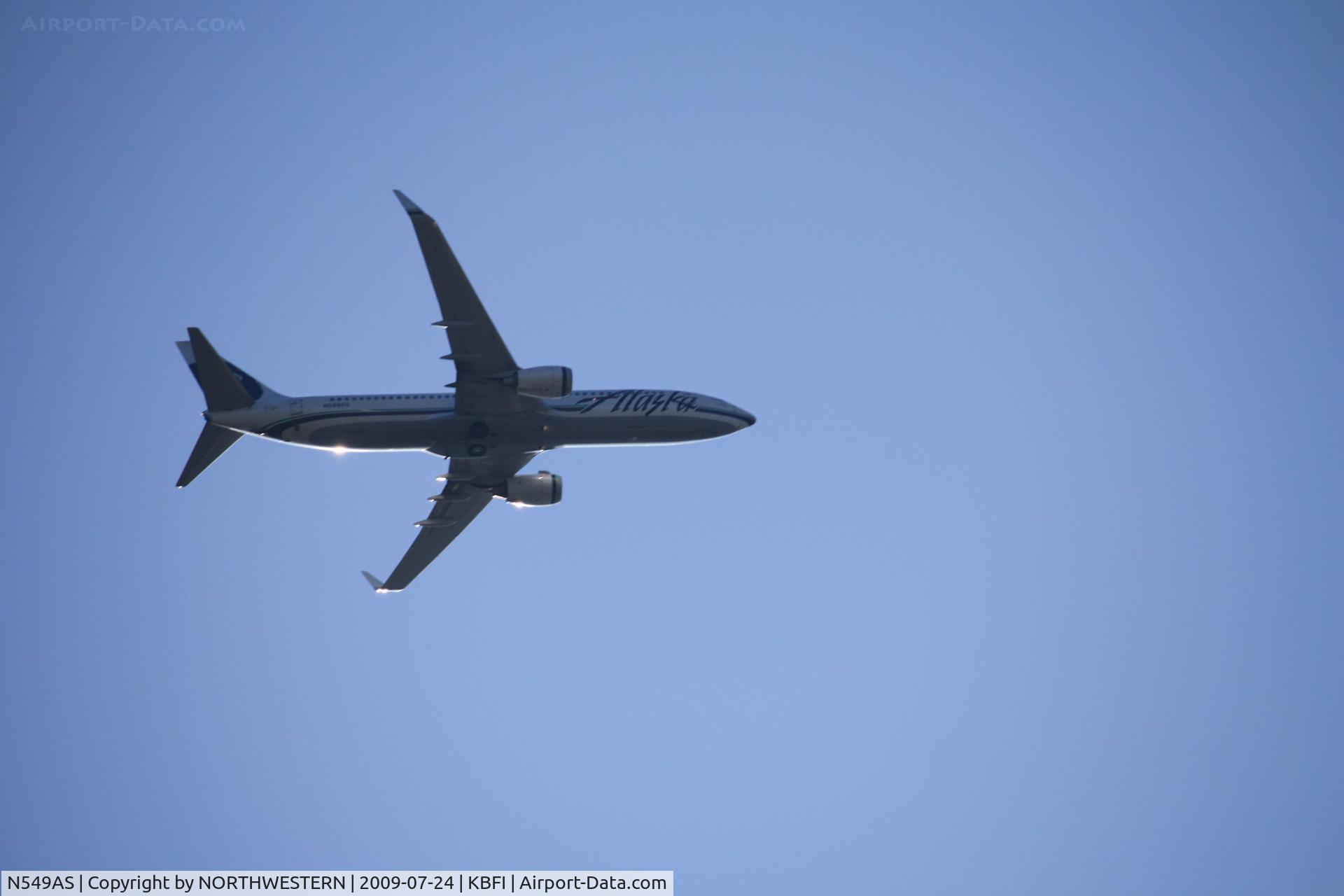 N549AS, 2005 Boeing 737-8FH C/N 30824, SEATTLE -LOS ANGELES