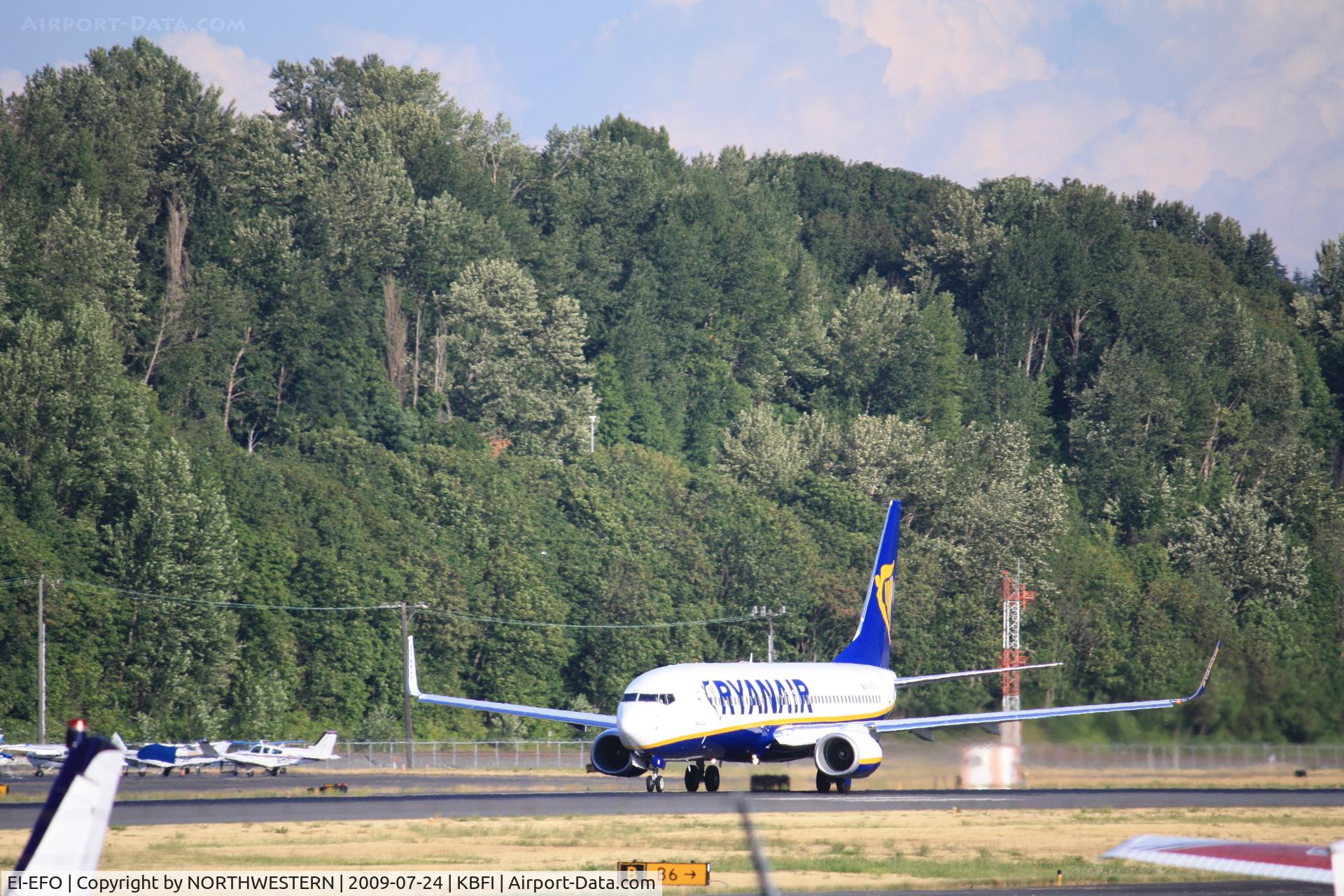 EI-EFO, 2009 Boeing 737-8AS C/N 37539, SEATTLE-DUBLIN IRELAND