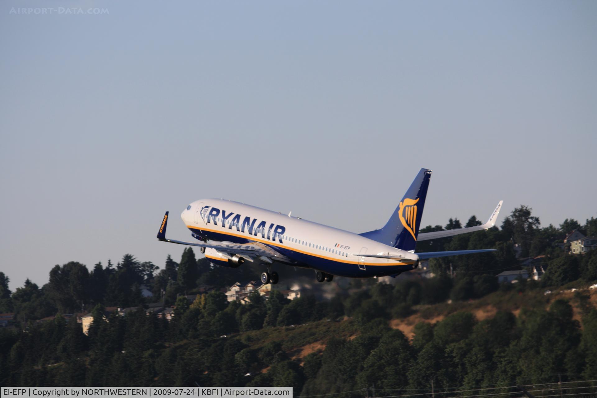 EI-EFP, 2009 Boeing 737-8AS C/N 37540, SEATTLE-DUBLIN IRELAND
