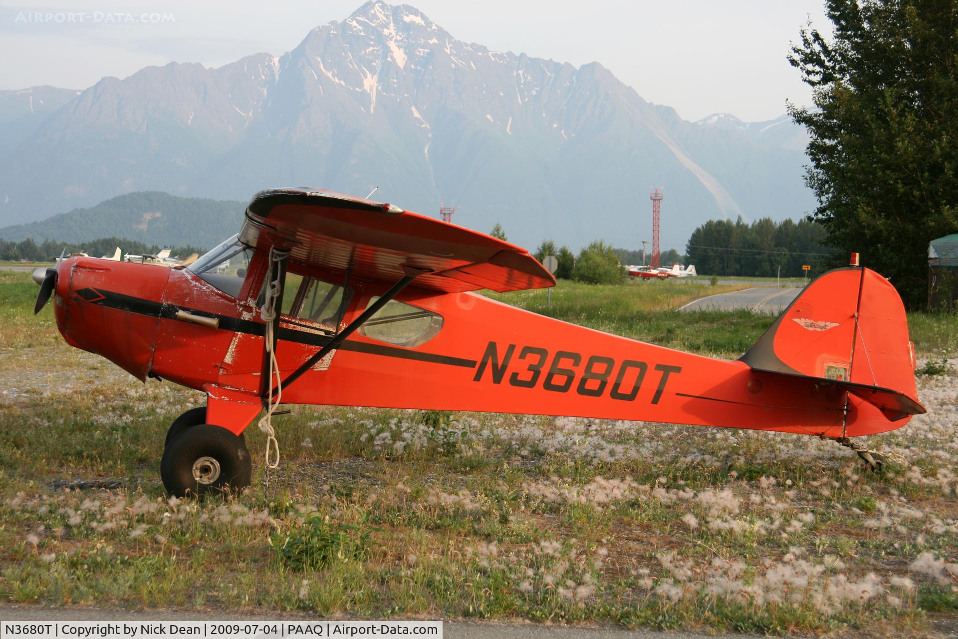 N3680T, 1977 Taylorcraft F-19 Sportsman C/N F-087, PAAQ