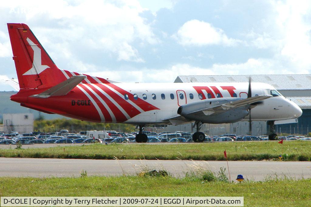 D-COLE, 1989 Saab 340A C/N 340A-144, OLT SF340 at Bristol