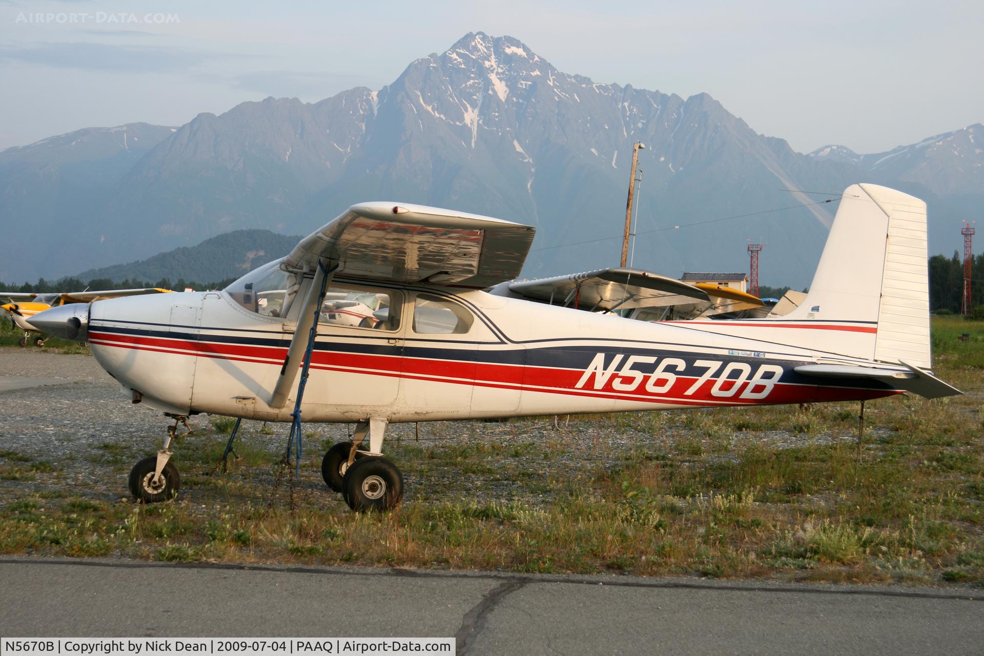 N5670B, 1956 Cessna 182 Skylane C/N 33670, PAAQ