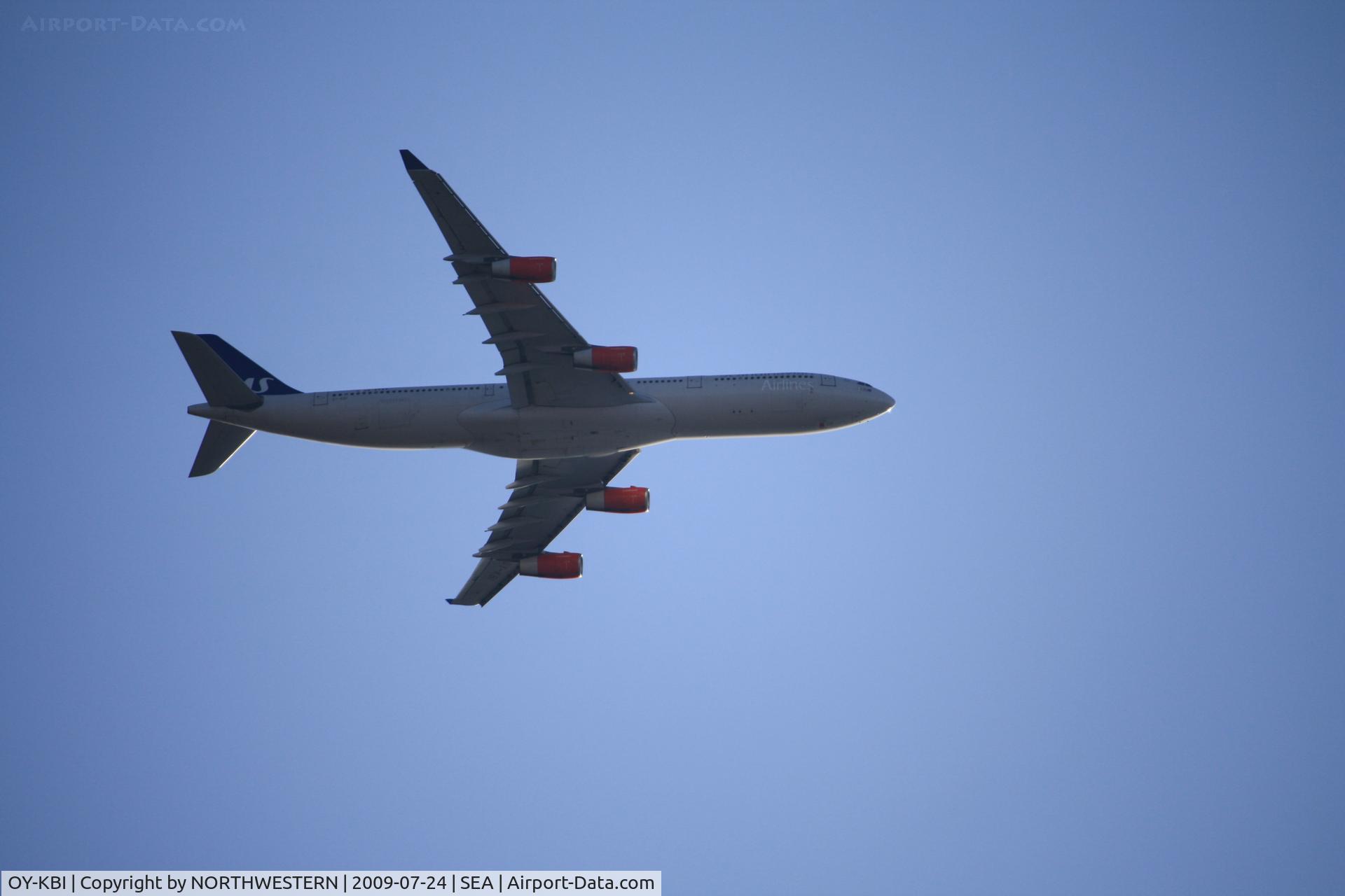 OY-KBI, 2001 Airbus A340-313X C/N 430, COPENHAGEN-SEATTLE