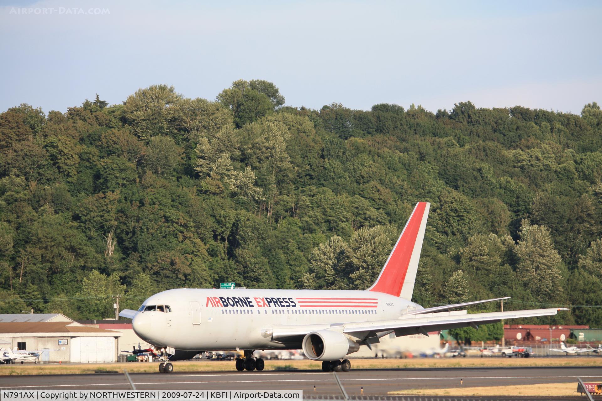 N791AX, 1984 Boeing 767-281 C/N 23141, PORTLAND-SEATTLE