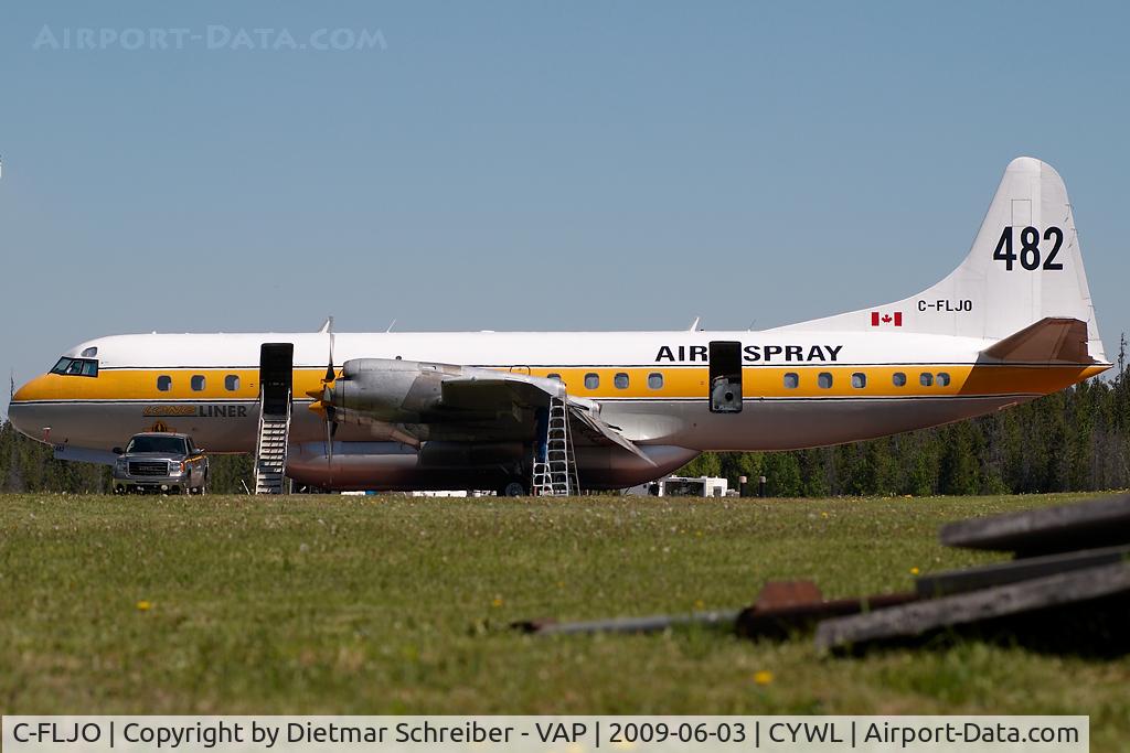C-FLJO, Lockheed L-188C Electra C/N 1103, Air Spray Lockheed Electra
