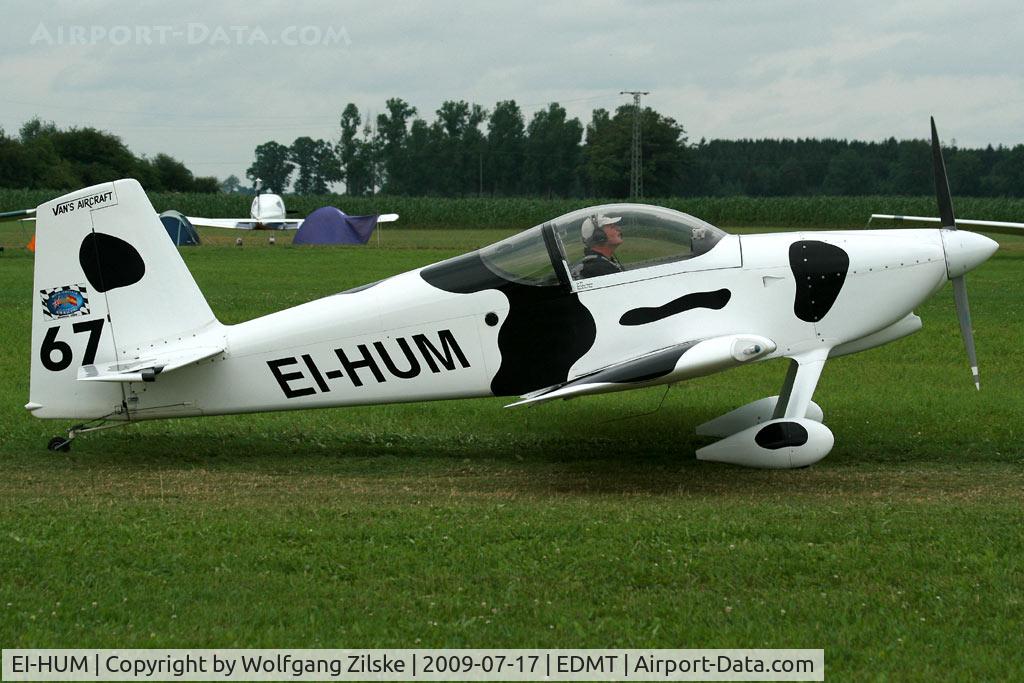 EI-HUM, Vans RV-7 C/N 70588-1, Tannkosh 2009