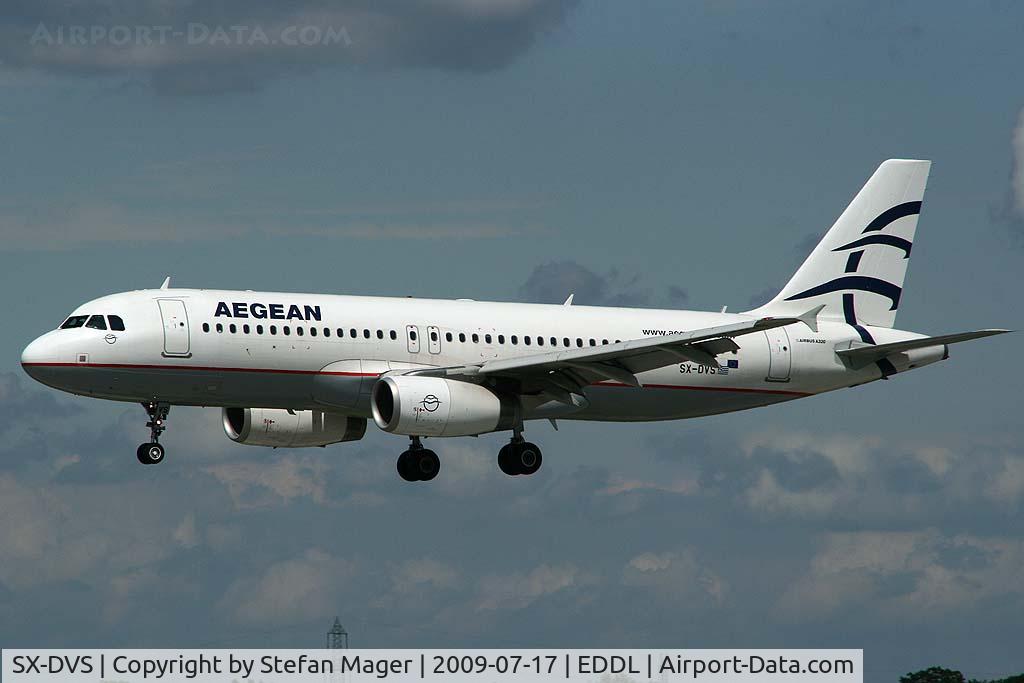 SX-DVS, 2008 Airbus A320-232 C/N 3709, Aegean A320