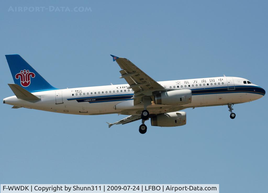 F-WWDK, 2009 Airbus A320-232 C/N 3999, C/n 3999