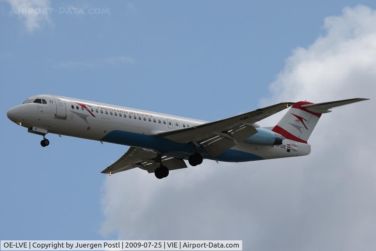 OE-LVE, 1994 Fokker 100 (F-28-0100) C/N 11499, Fokker 100