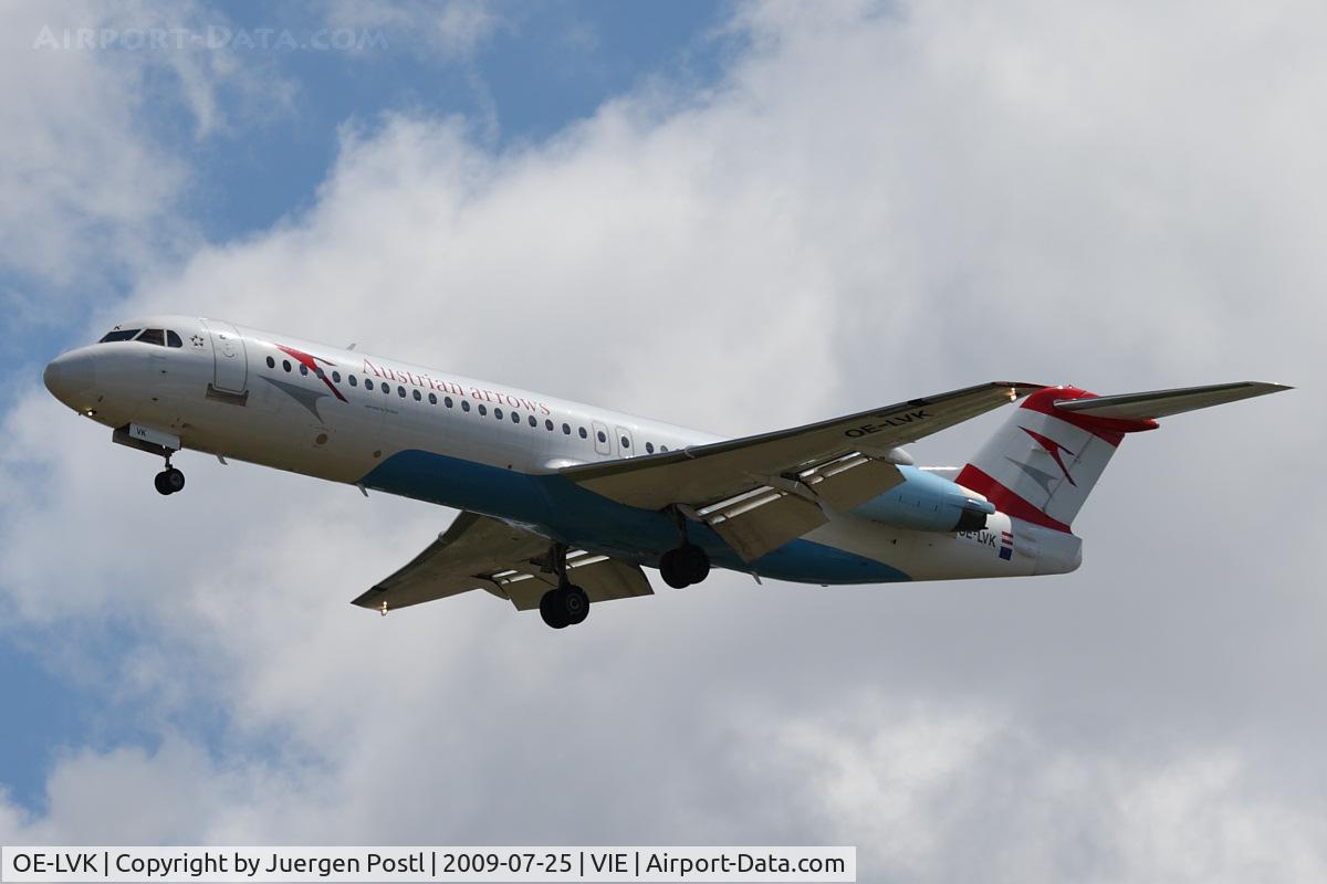 OE-LVK, 1992 Fokker 100 (F-28-0100) C/N 11397, Fokker 100