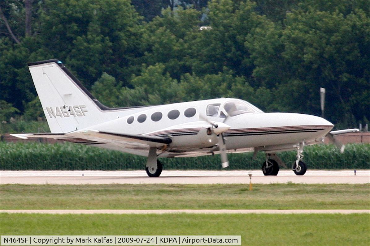 N464SF, 1978 Cessna 421C Golden Eagle C/N 421C0464, Cessna 421C, N464SF arriving KDPA RWY 20R from Quincy-KUIN