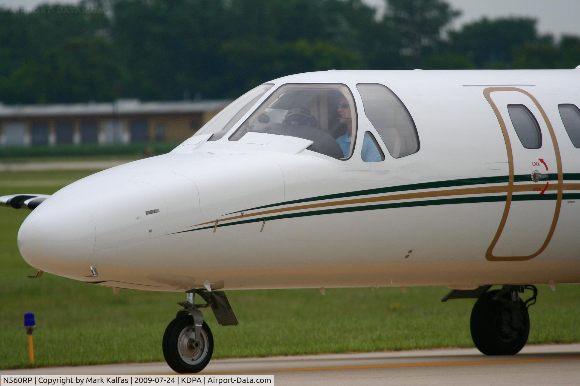 N560RP, 1991 Cessna 560 C/N 560-0158, Cessna 560, N560RP arriving KDPA 20R from KPHN
