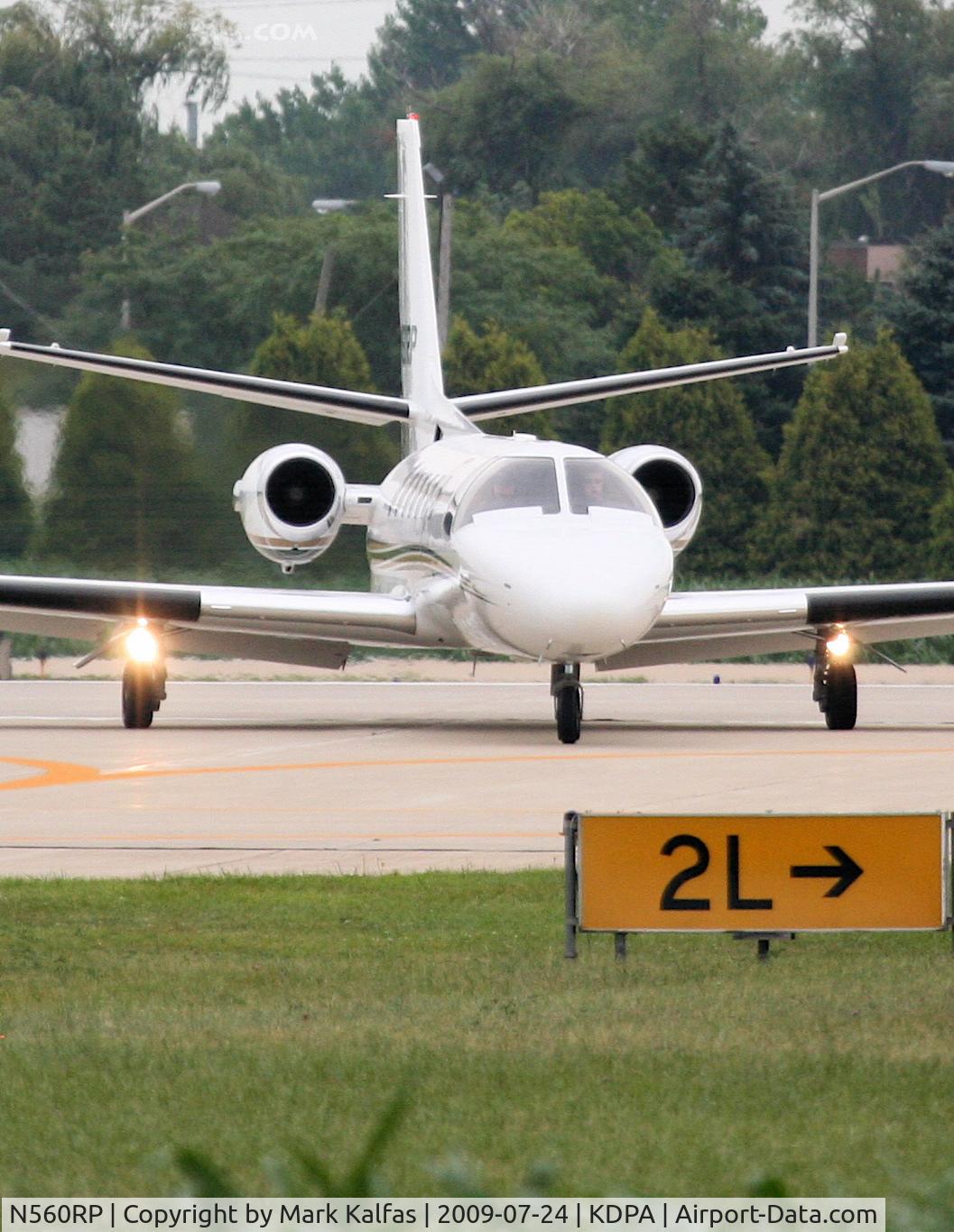 N560RP, 1991 Cessna 560 C/N 560-0158, Cessna 560, N560RP arriving KDAA 20R from KPHN
