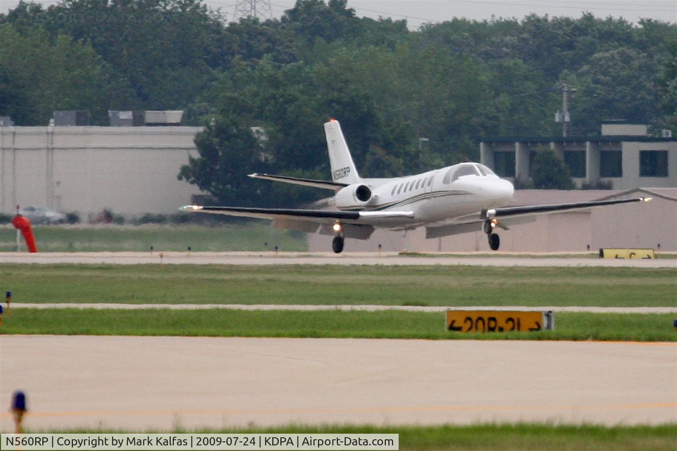N560RP, 1991 Cessna 560 C/N 560-0158, Cessna 560, N560RP arriving KDPA 20R from KPHN