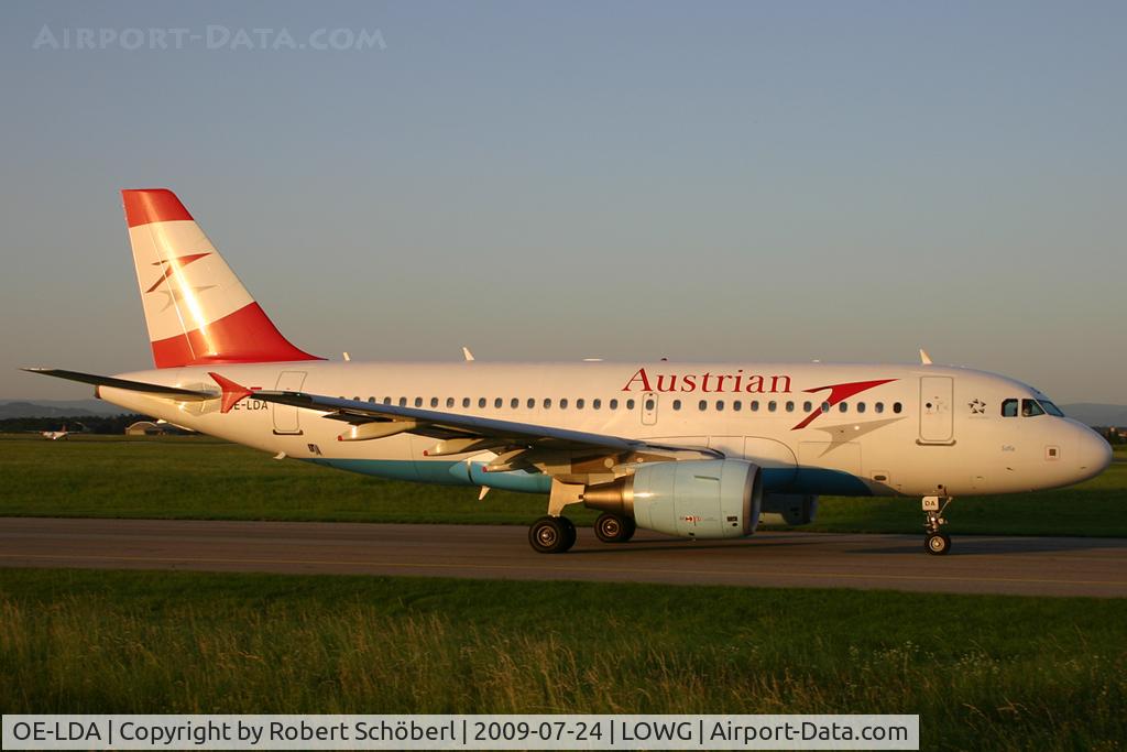 OE-LDA, 2004 Airbus A319-112 C/N 2131, Flight to VIE