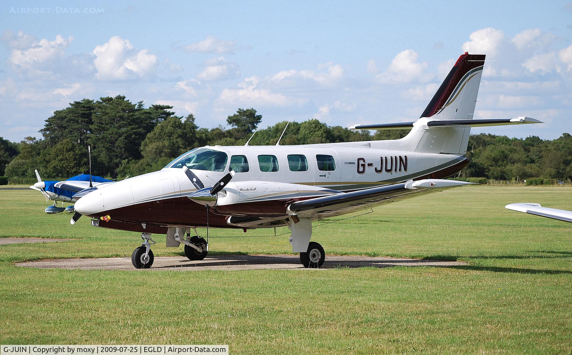 G-JUIN, 1982 Cessna T303 Crusader C/N T30300014, Cessna T303 at Denham