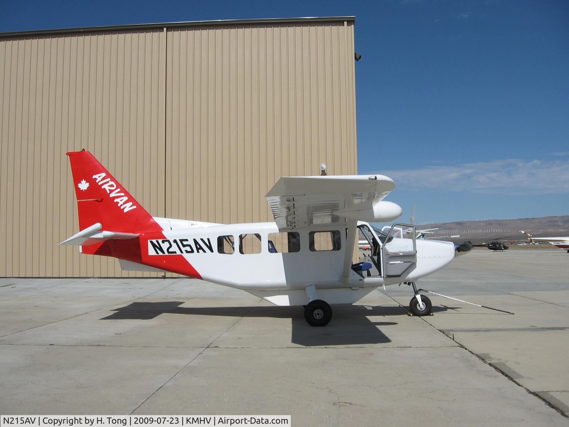N215AV, 2002 Gippsland GA-8 Airvan C/N GA8-02-015, In the service of the National Test Pilot School