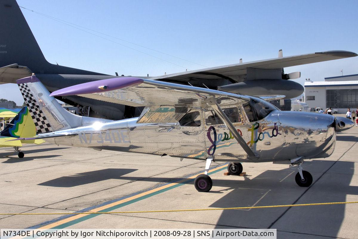 N734DE, 1977 Cessna 172N C/N 17268767, California International Air Show, Salinas 2008