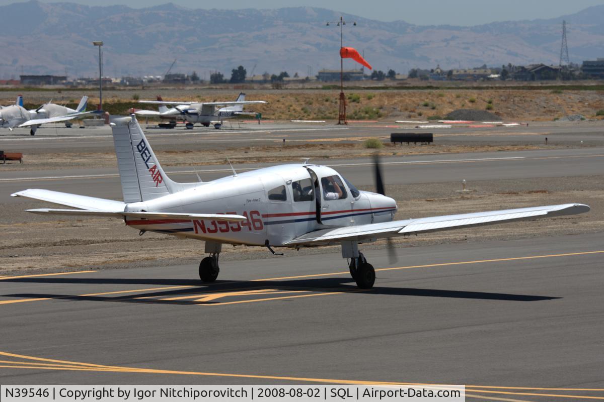N39546, 1978 Piper PA-28-181 C/N 28-7890539, Taxing on San-Carlos airport.