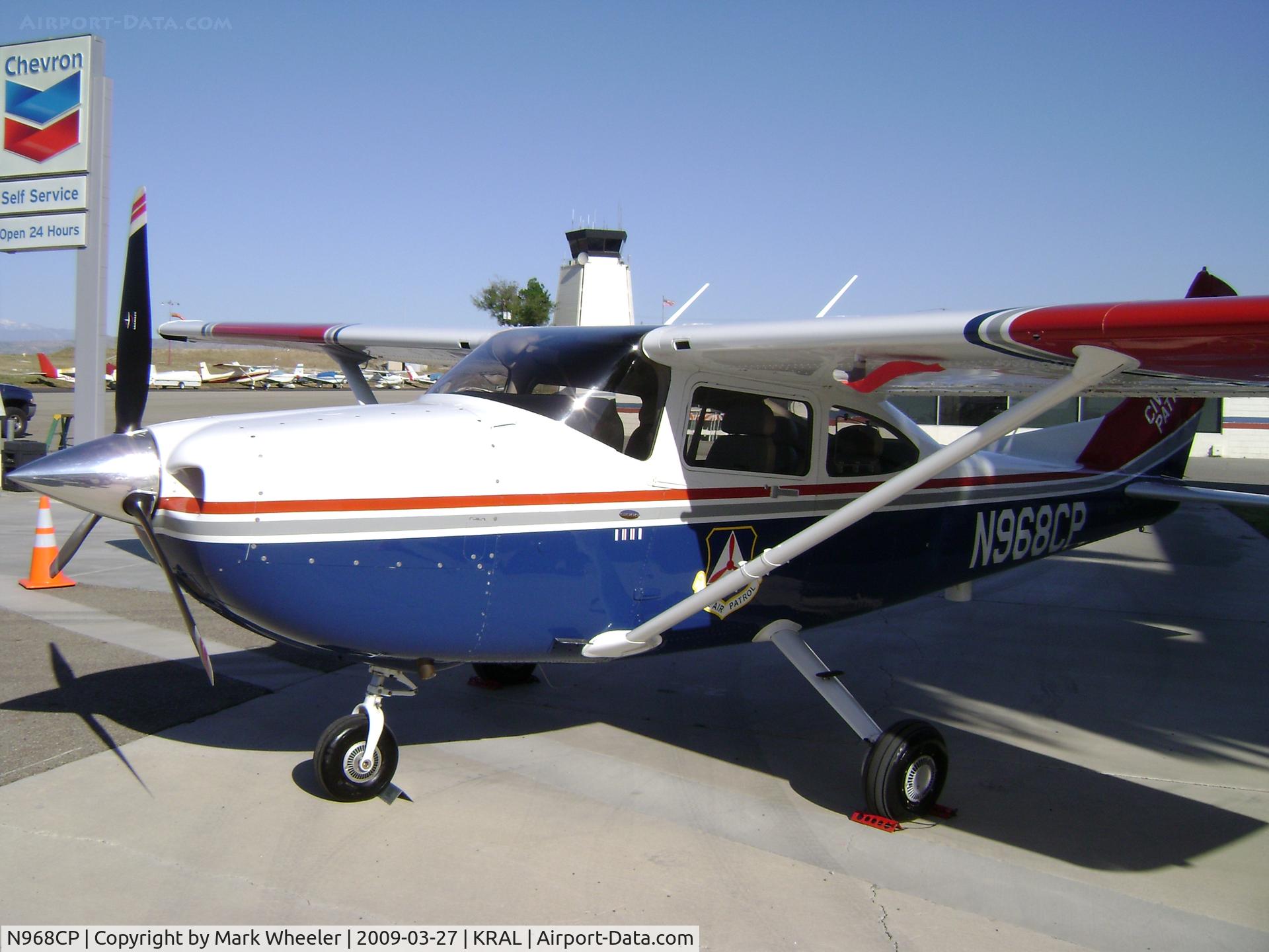 N968CP, 2007 Cessna 182T Skylane C/N 18281968, Civil Air Patrol Cessna 182T Nav III Riverside Air Show 2009