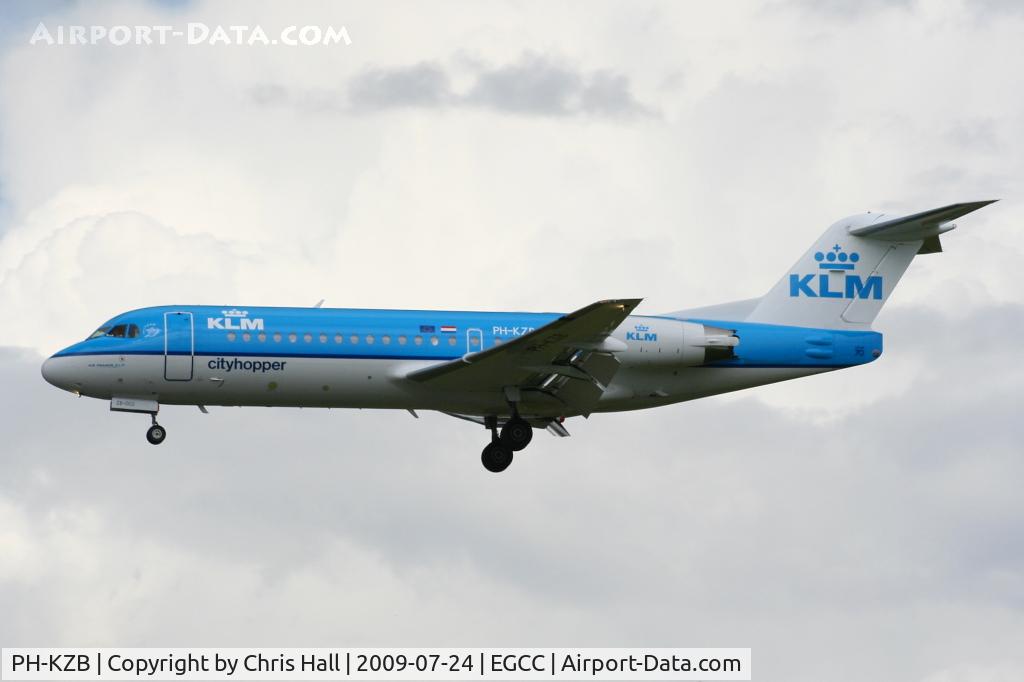 PH-KZB, 1996 Fokker 70 (F-28-070) C/N 11562, KLM Cityhopper