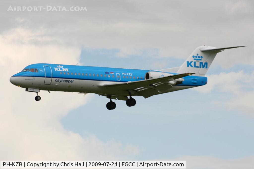 PH-KZB, 1996 Fokker 70 (F-28-070) C/N 11562, KLM Cityhopper