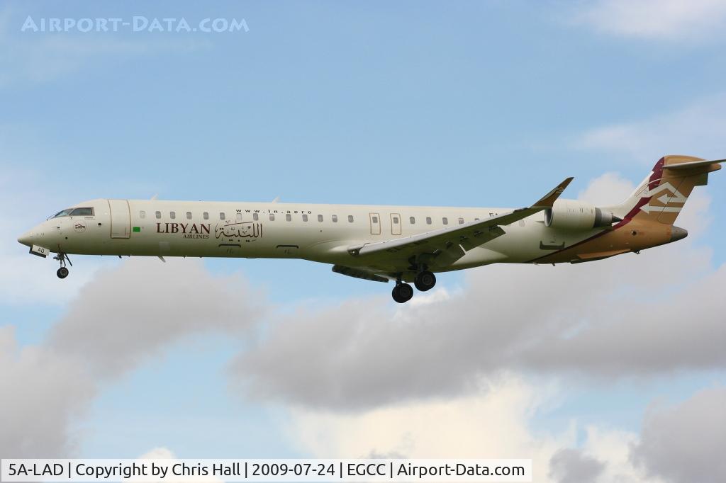 5A-LAD, 2008 Bombardier CRJ-900ER (CL-600-2D24) C/N 15214, Libyan Airlines Bombardier CL-600-2D24 CRJ-900