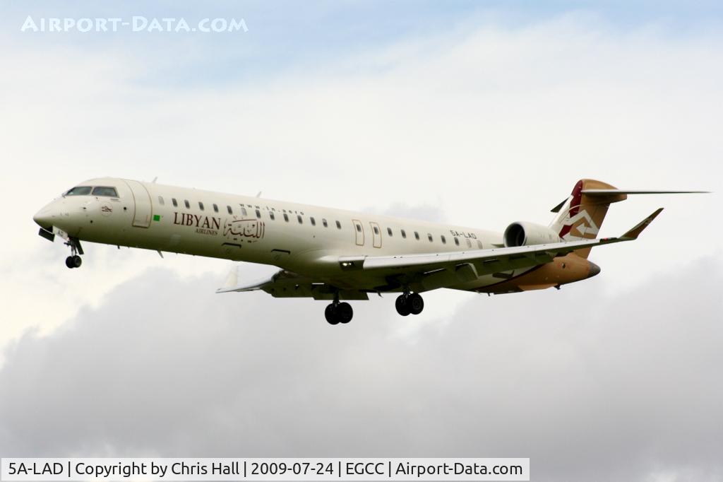 5A-LAD, 2008 Bombardier CRJ-900ER (CL-600-2D24) C/N 15214, Libyan Airlines Bombardier CL-600-2D24 CRJ-900
