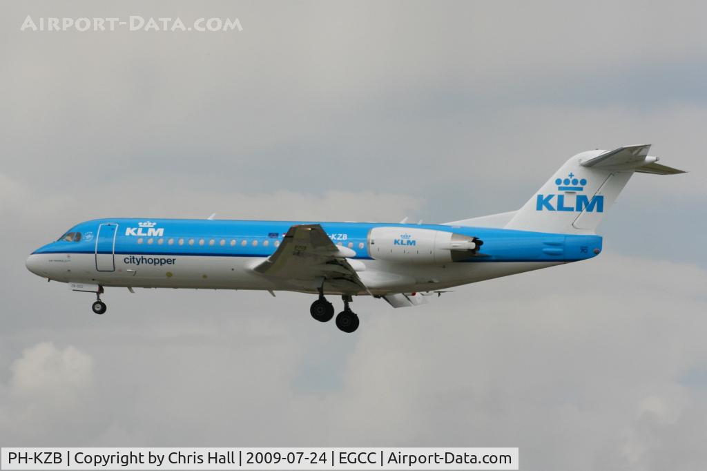 PH-KZB, 1996 Fokker 70 (F-28-070) C/N 11562, KLM Cityhopper