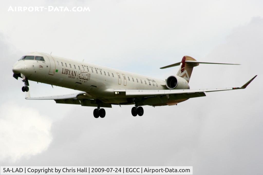 5A-LAD, 2008 Bombardier CRJ-900ER (CL-600-2D24) C/N 15214, Libyan Airlines Bombardier CL-600-2D24 CRJ-900