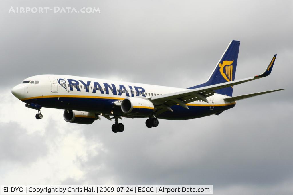 EI-DYO, 2008 Boeing 737-8AS C/N 33636, Ryanair