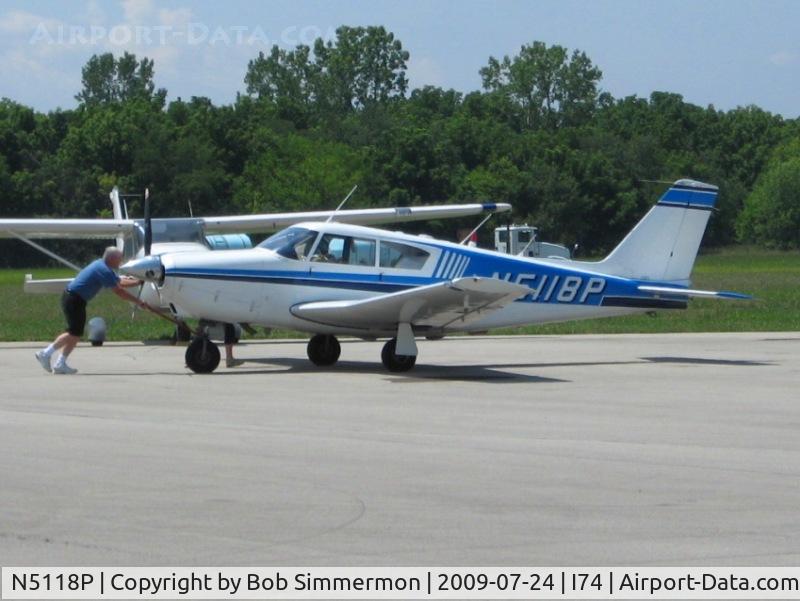 N5118P, 1958 Piper PA-24-250 Comanche C/N 24-131, John's ride on the ramp at Urbana, Ohio