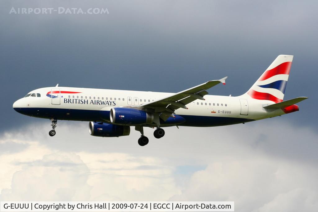G-EUUU, 2008 Airbus A320-232 C/N 3351, British Airways