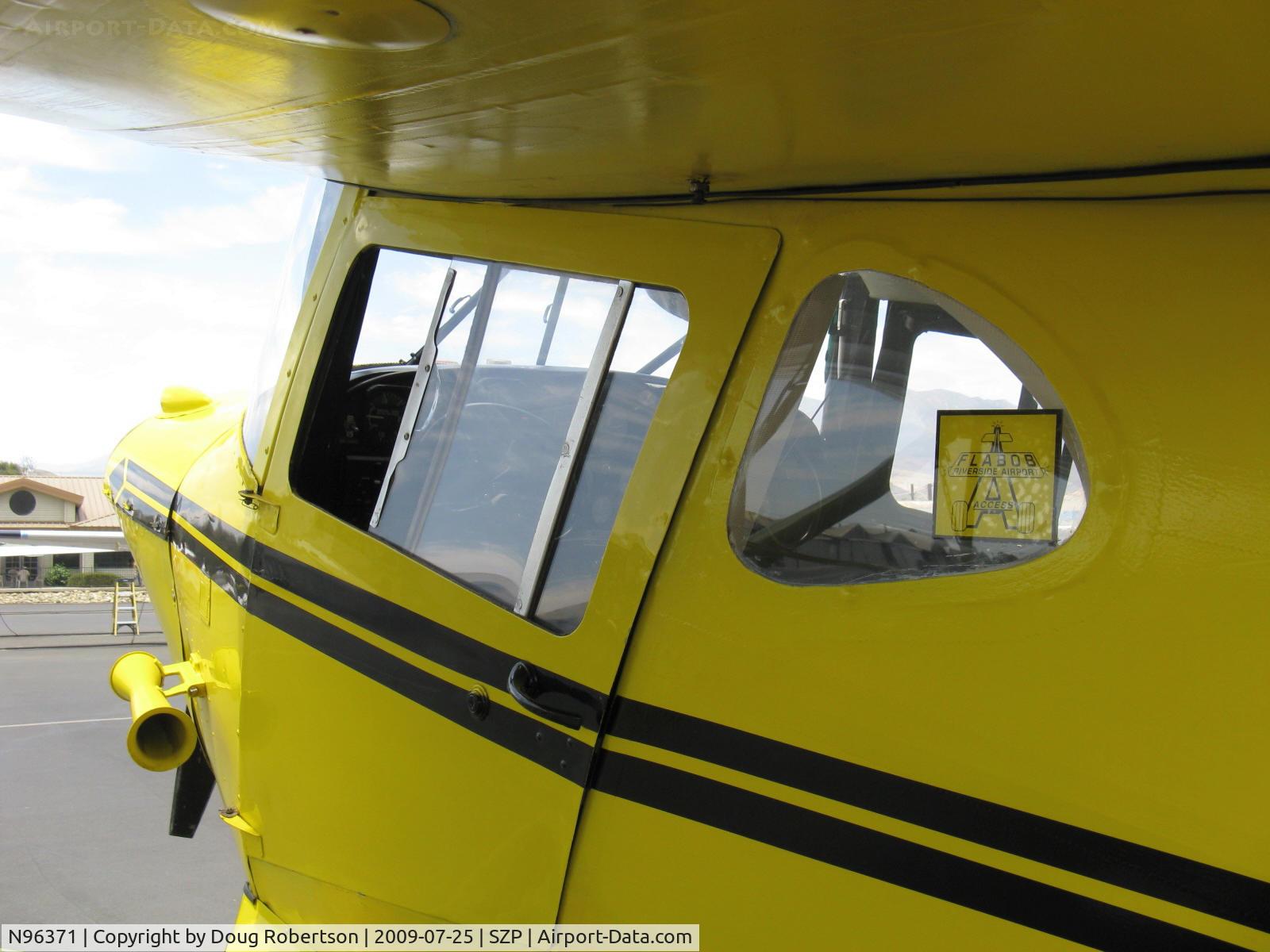 N96371, 1946 Taylorcraft BC12-D Traveler C/N 8671, 1946 Taylorcraft BC-12D, Continental A&C65 65 Hp, panel