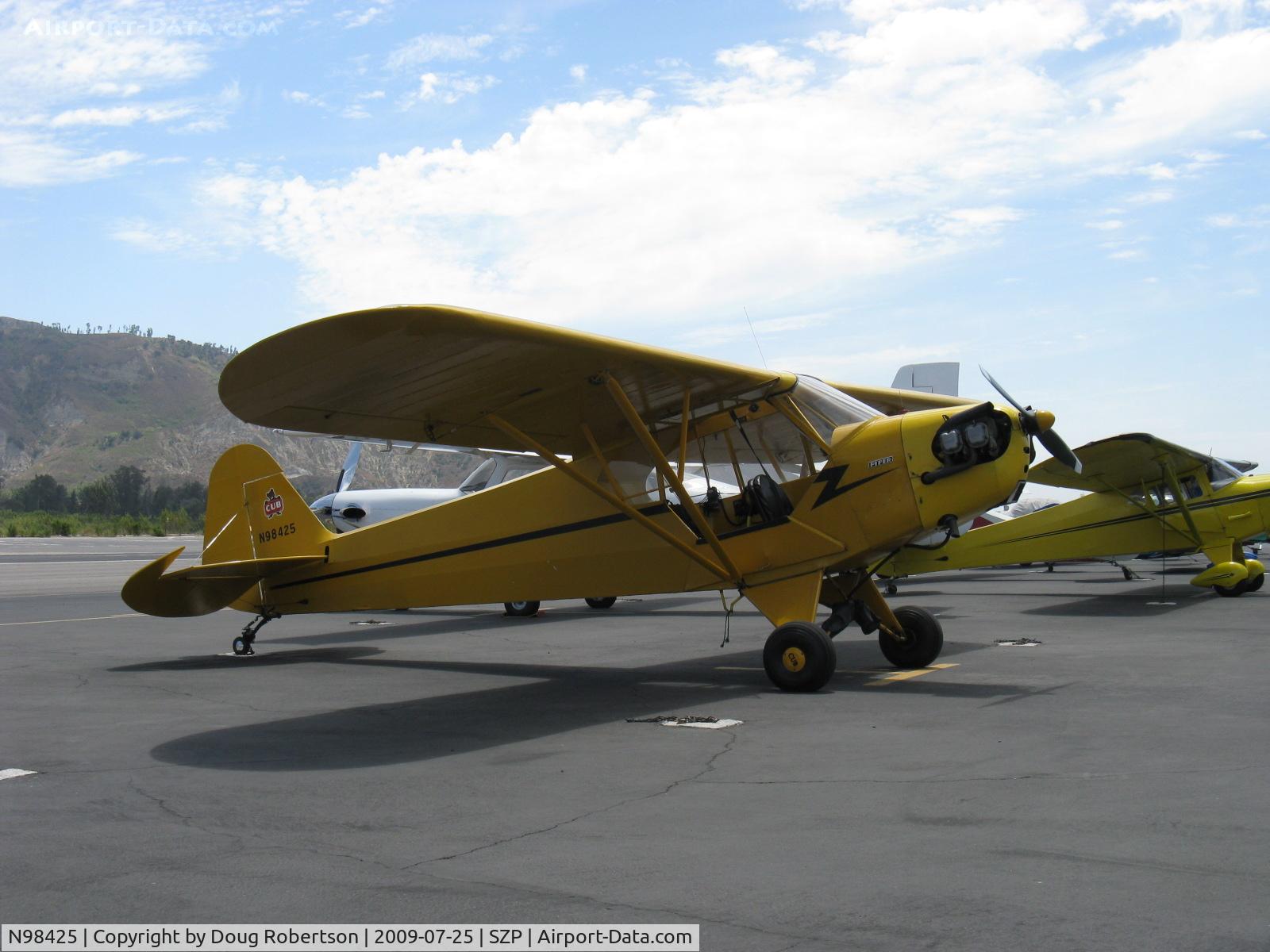 N98425, 1946 Piper J3C-65 Cub Cub C/N 18612, 1946 Piper J3C-65 CUB, Continental C90 90 Hp upgrade