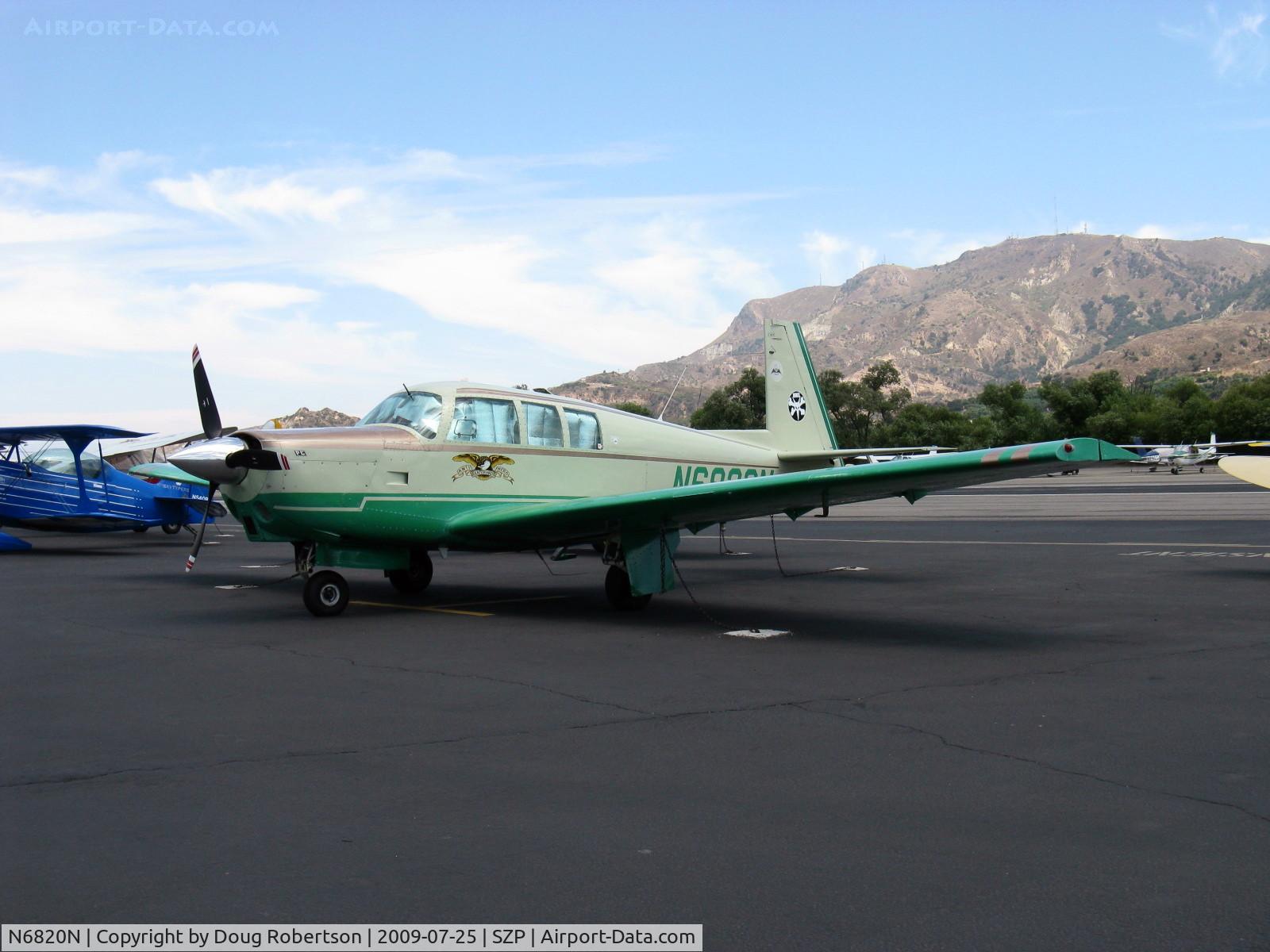 N6820N, 1968 Mooney M-20G Statesman C/N 680107, 1968 Mooney M20G STATESMAN, Lycoming O&VO-360 180 Hp, Alaska visitor