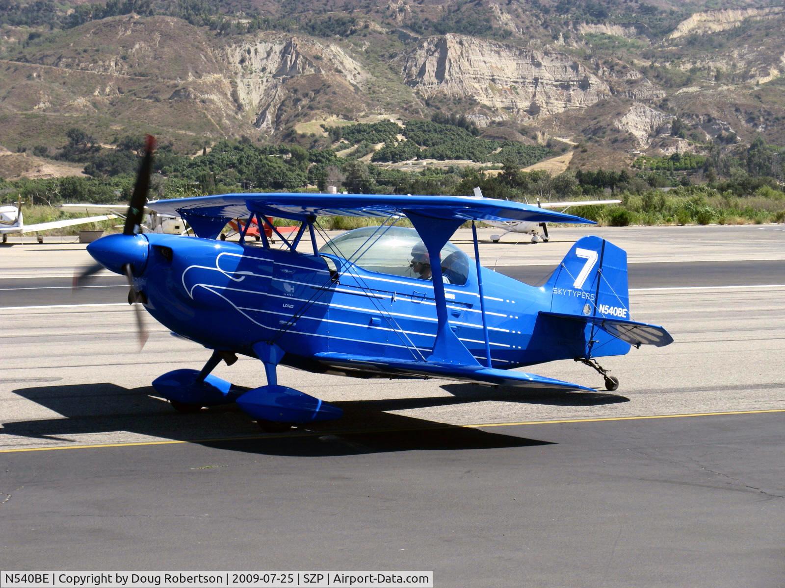 N540BE, Christen Eagle II C/N 0001 (N10AL), McCommon CHRISTEN EAGLE II of SkyTypers, Lycoming IO-540, taxi