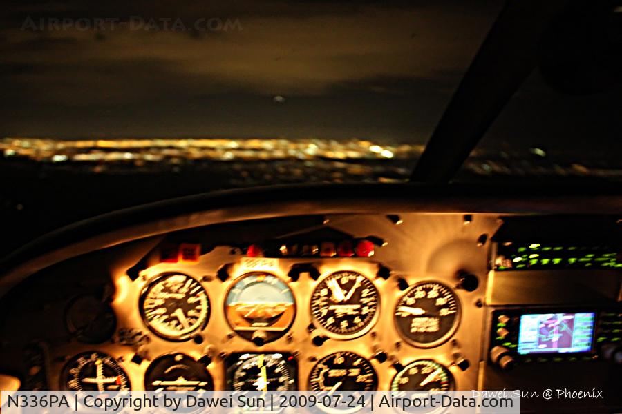 N336PA, 2002 Piper PA-44-180 Seminole C/N 4496140, north of KDVT