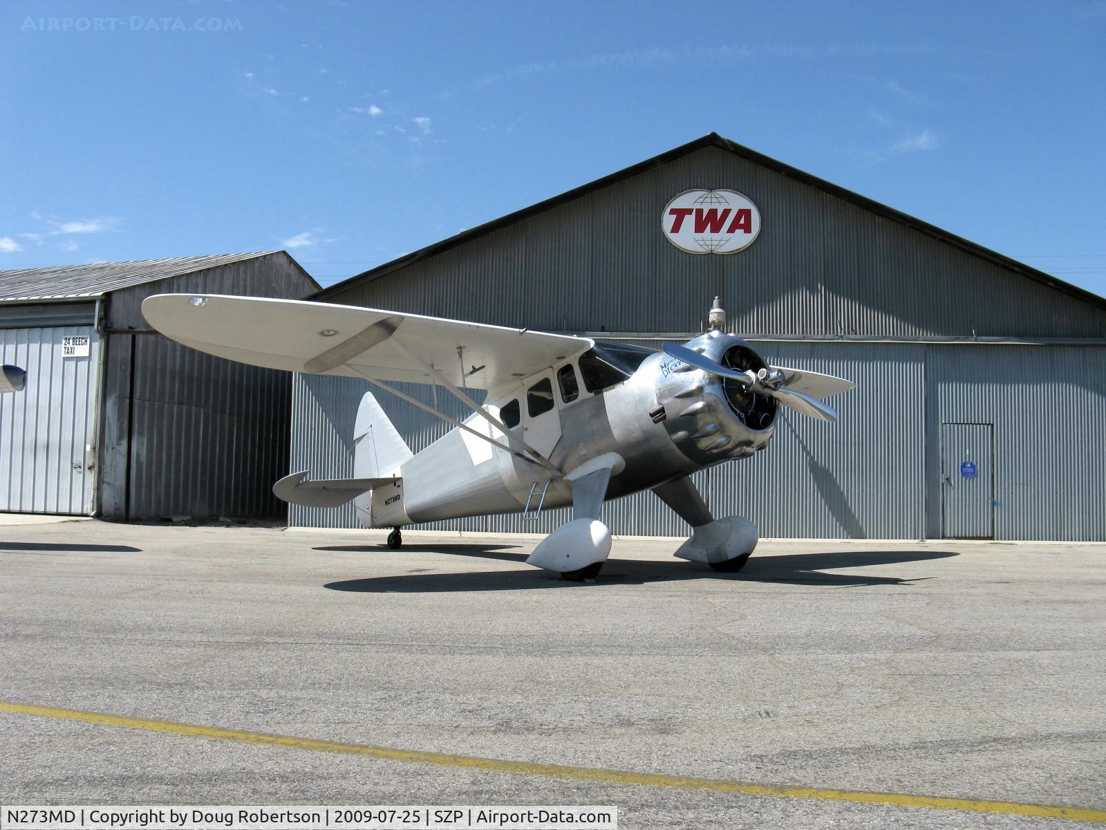 N273MD, 2008 Dickenson Howard DGA-21 (Replicate) C/N 001, 2008 Dickenson HOWARD DGA-21 'Mr. Dickenson', P&W R-1340-57 Wasp 600 Hp