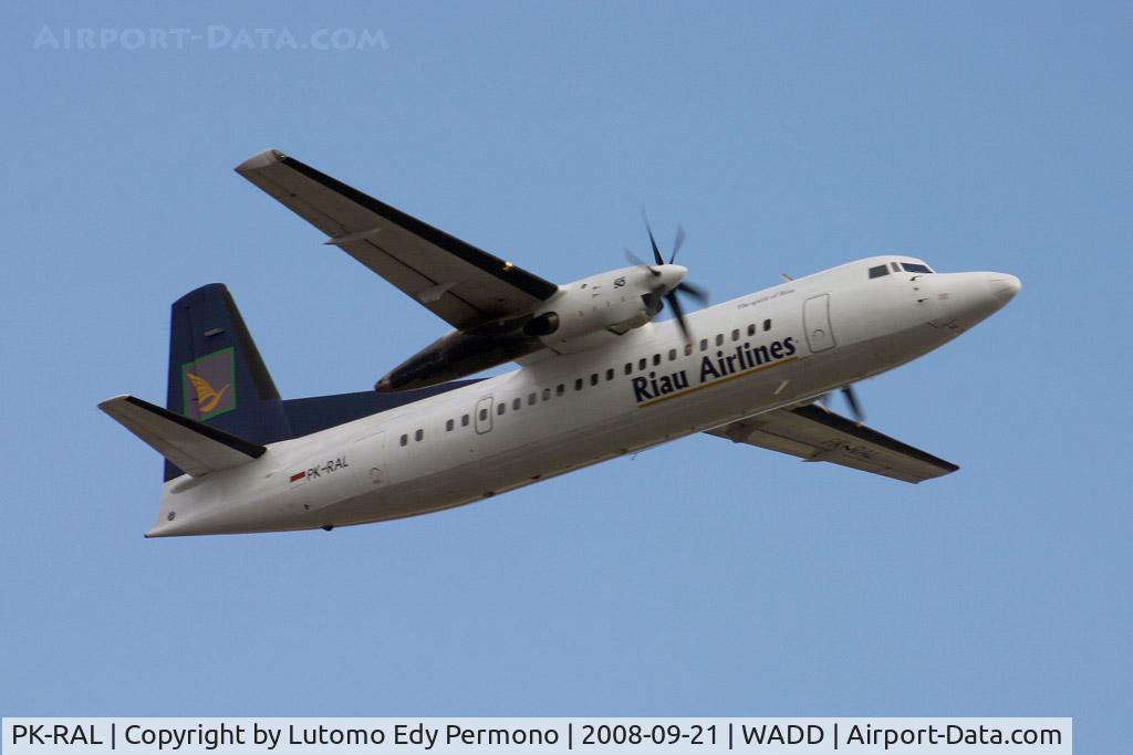 PK-RAL, 1993 Fokker 50 C/N 20282, Riau Airlines