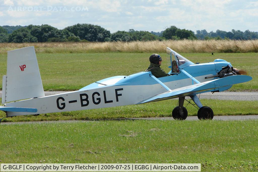 G-BGLF, 1983 Evans VP-1 Series 2 Volksplane C/N PFA 062-10388, Evans VP-1 at Leicester on 2009 Homebuild Fly-In day