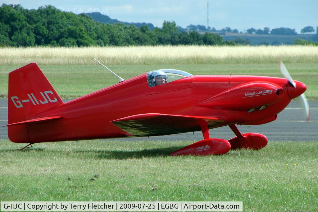 G-IIJC, 1999 Mustang Aeronautics Midget Mustang MM-1 C/N XU-5, Midget Mustang at Leicester on 2009 Homebuild Fly-In day
