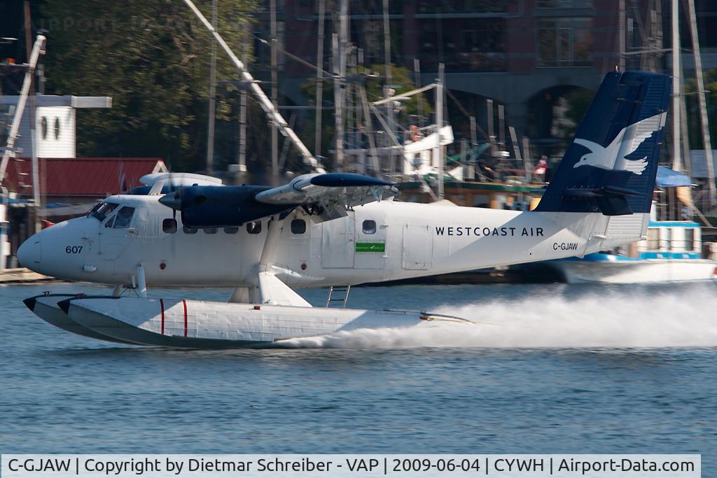 C-GJAW, 1968 De Havilland Canada DHC-6-200 Twin Otter C/N 176, Westcoast Air Dash 6