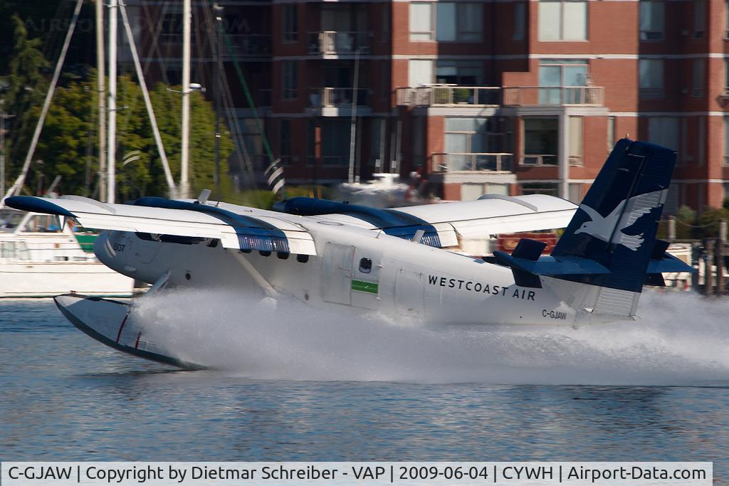 C-GJAW, 1968 De Havilland Canada DHC-6-200 Twin Otter C/N 176, Westcoast Air Dash 6
