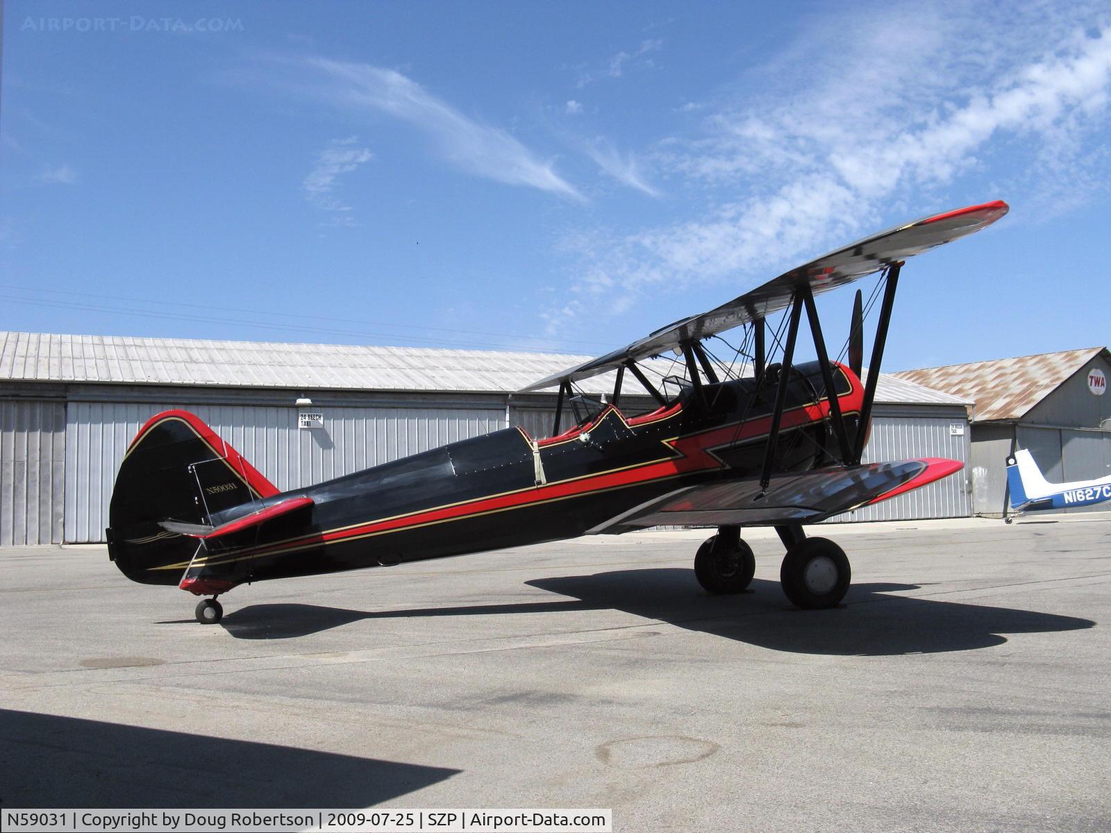 N59031, 1941 Boeing A75N1(PT17) C/N 75-3808, 1941 Boeing Stearman A75N1, Continental W670 220 Hp