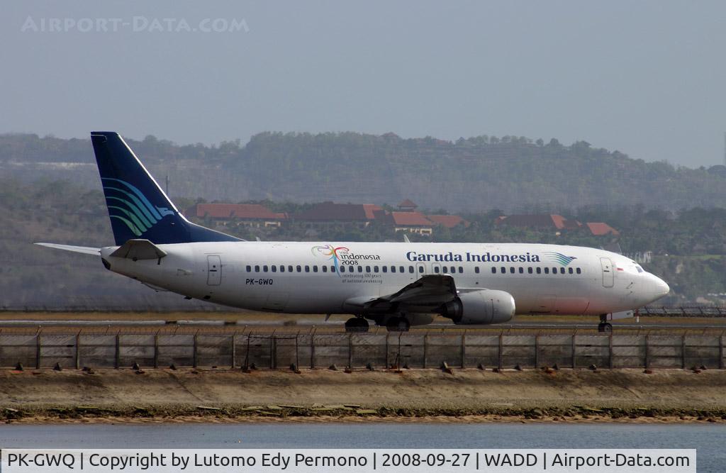 PK-GWQ, Boeing 737-4U3 C/N 25719, Garuda Indonesia